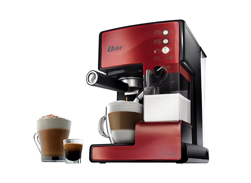 Cafeteira Expresso Prima Latte Preta 1170w Oster Cafeteira Expresso Oster Prima Latte Com O Melhor Preco E No Zoom