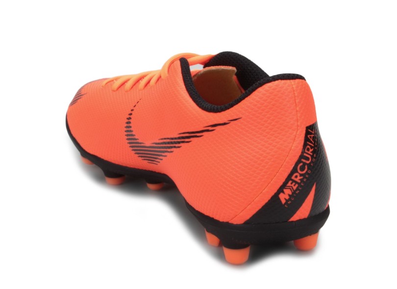 chuteira nike mercurial vapor xii club campo infantil