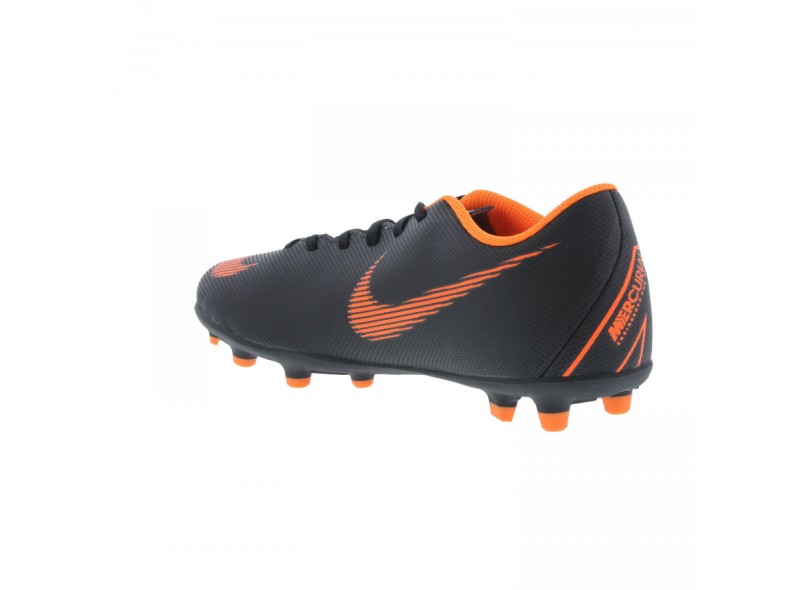 chuteira nike mercurial vapor xii club campo infantil