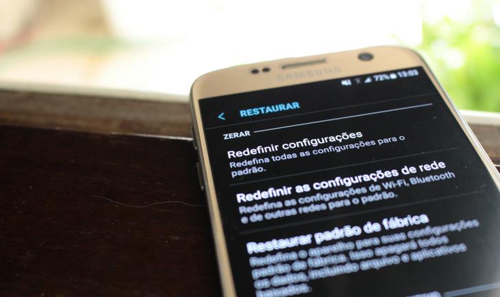 Como resetar o celular Samsung