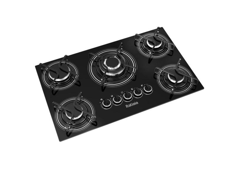 Cooktop 5 bocas itatiaia tripla chama