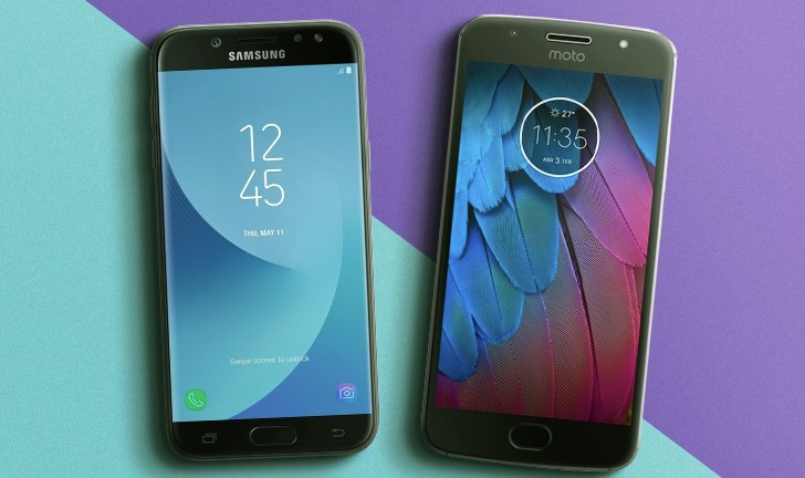 Capa do post: Galaxy J5 Pro vs Moto G5S: um duelo entre intermediários