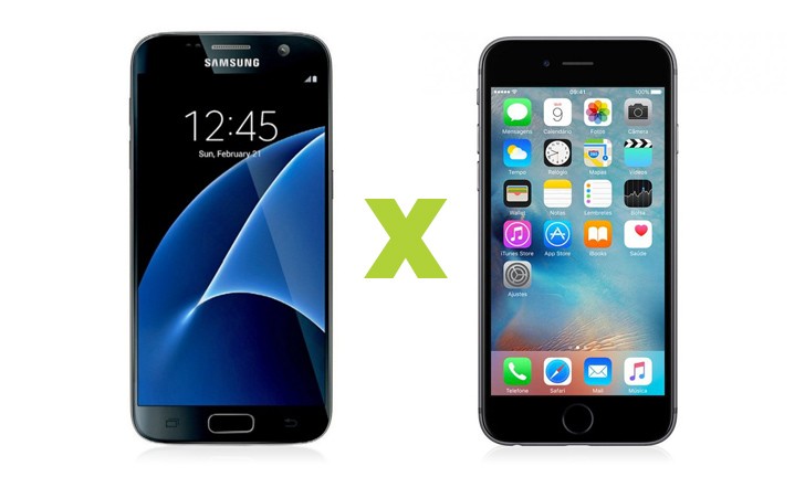 Galaxy S7 Vs Iphone 6s Qual Top De Linha é Melhor
