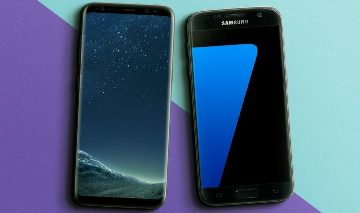 Capa do post: Galaxy S8 vs Galaxy S7: vejas as diferenças entre os tops da Samsung