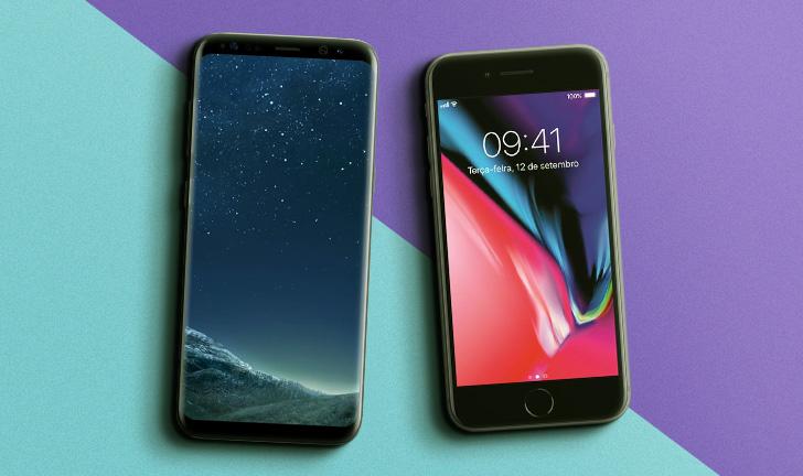 Capa do post: Galaxy S8 vs iPhone 8: qual smartphone comprar?