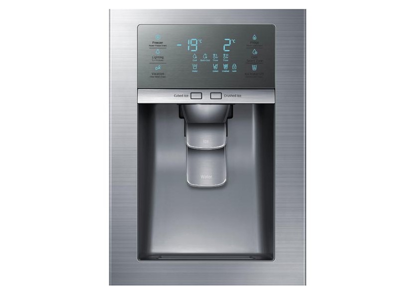 Geladeira Samsung Rh77h90507h Frost Free Side By 765 Litros Inox