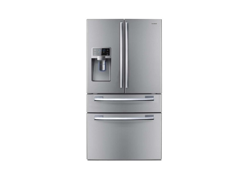 Geladeira Samsung Rf28hmedbsr Frost Free French Door Inverse 606 Litros Inox