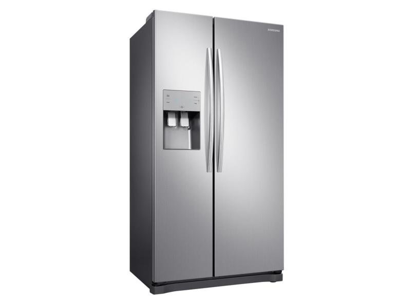 Geladeira Samsung Rs50n Rs50n3413s8 Frost Free Side By 501 Litros Inox
