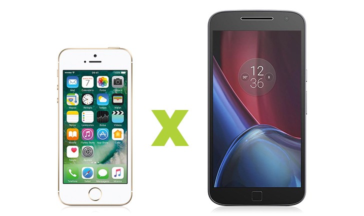 Capa do post: iPhone SE vs Moto G4 Plus: veja o comparativo entre os celulares