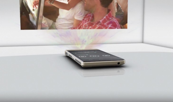 Capa do post: Lenovo cria Smart Cast, um celular com projetor integrado