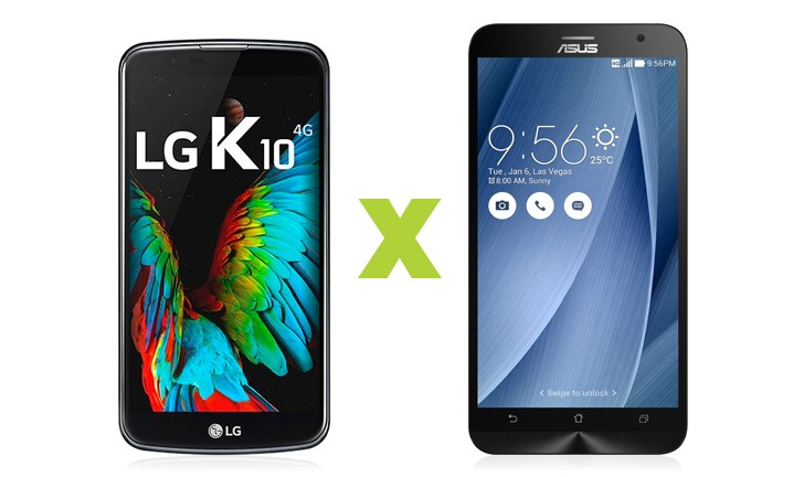 Capa do post: LG K10 vs Asus Zenfone 2: veja o resultado desta comparação