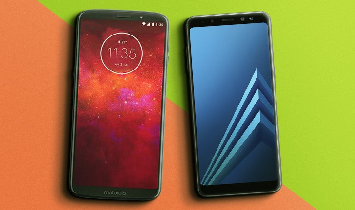 Capa do post: Moto Z3 Play vs Galaxy A8: veja o comparativo de intermediários