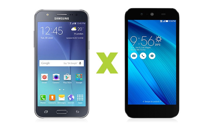 Capa do post: Samsung Galaxy J5 vs Asus Live: qual o celular intermediário comprar?