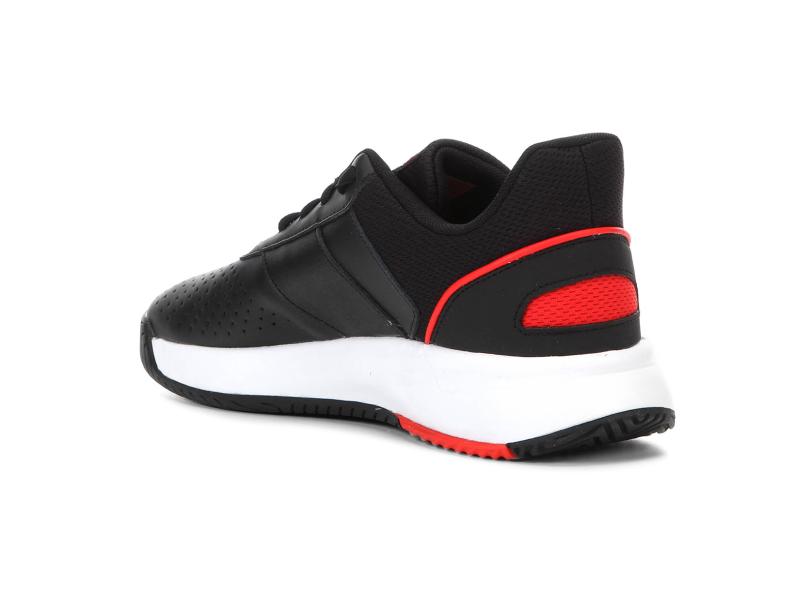 adidas courtsmash black and red