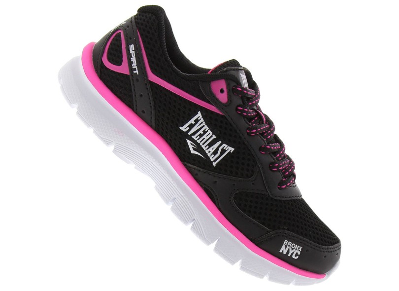 tenis cano alto feminino para academia everlast