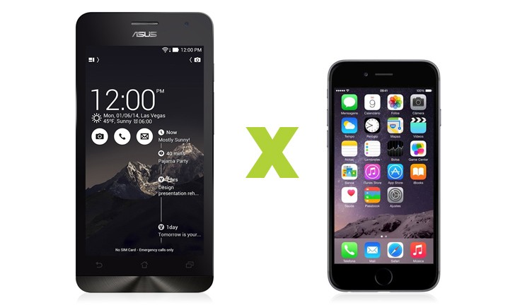 Capa do post: Zenfone 6 vs iPhone 6: Um comparativo inesperado