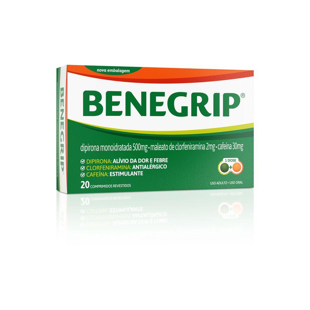 Imagem de Antigripal Benegrip 20 Comprimidos