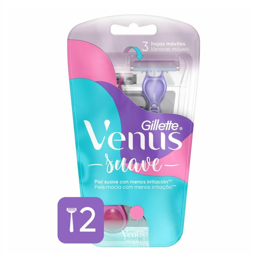 Imagem de Aparelho Para Depilação Feminina Gillette Vênus Simply 2 Unidades