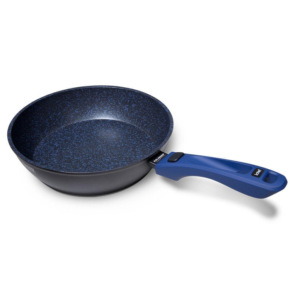 Imagem de Panela Polishop Ichef Ultra Day By Day Shark Series Azul 28cm | Ichef