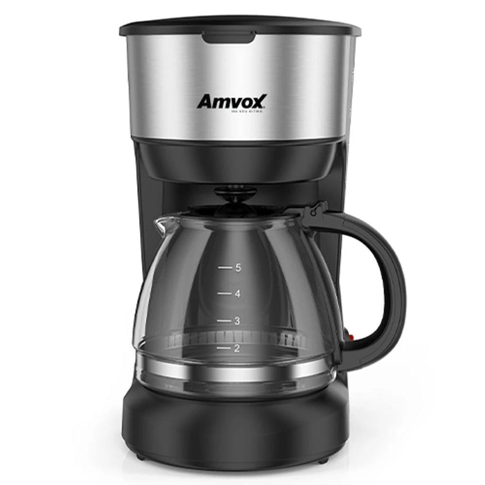 Imagem de Cafeteira Elétrica Amvox ACF 227 Inox/Preta 18 Xícaras - 127V