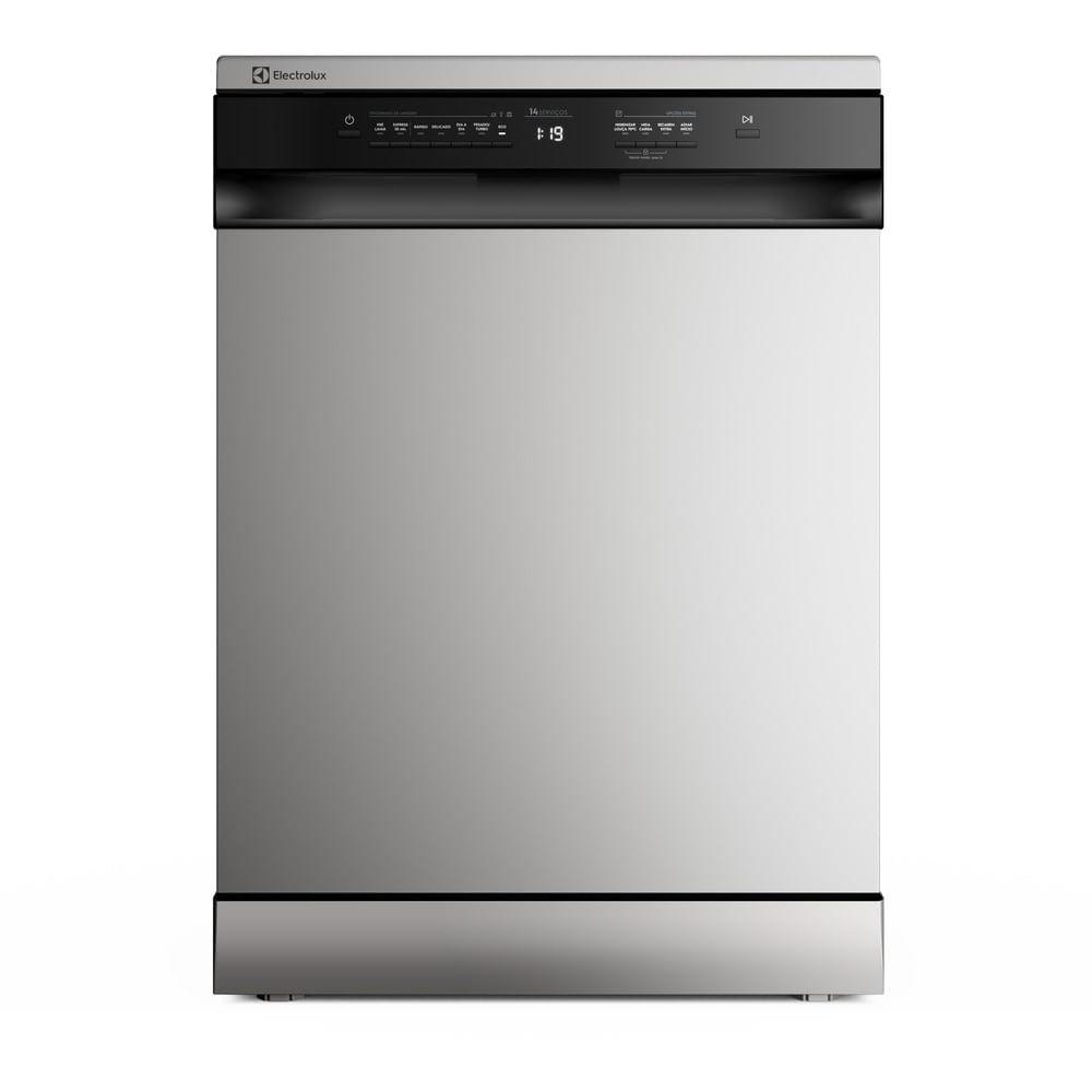 Imagem de Lava-Louça Electrolux 14 Serviços Inox com Programa Lava & Seca 50 min (LS14E) 127V