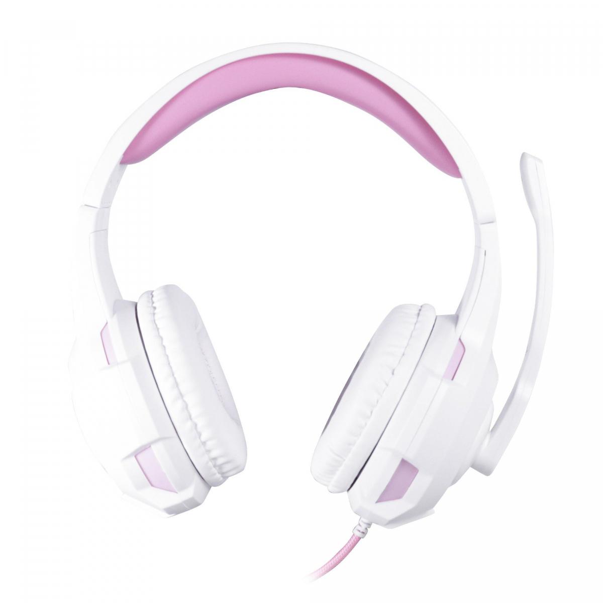Imagem de Headset Gamer Multiplataforma- Gorky Hs413 - Oexgame Branco E Rosa