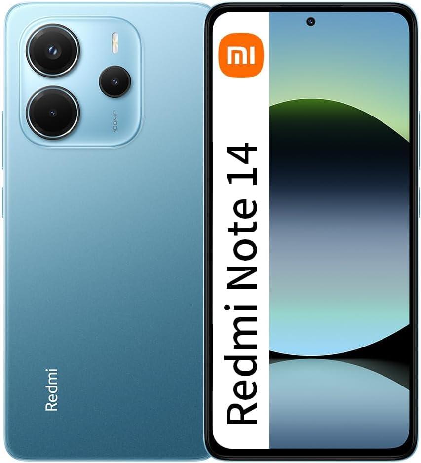 Imagem de Smartphone Xiaomi Redmi Note 14 4G 128GB 6GB RAM Global e Desbloqueado Ocean Blue