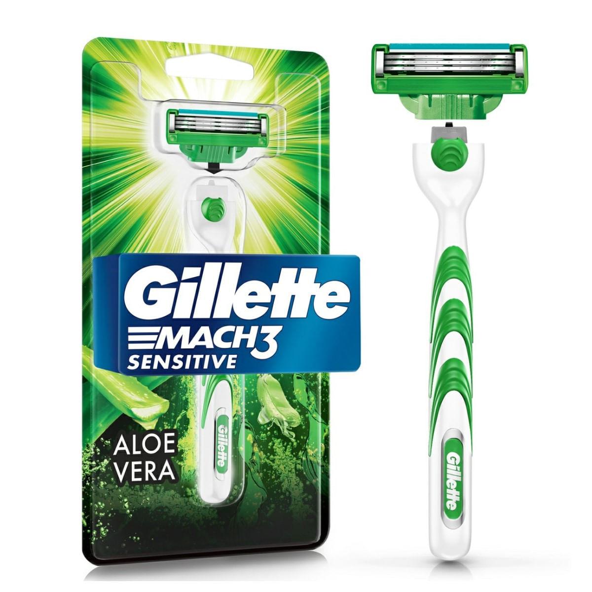 Imagem de Aparelho De Barbear Gillette Mach3 Sensitive 1 Unidadae