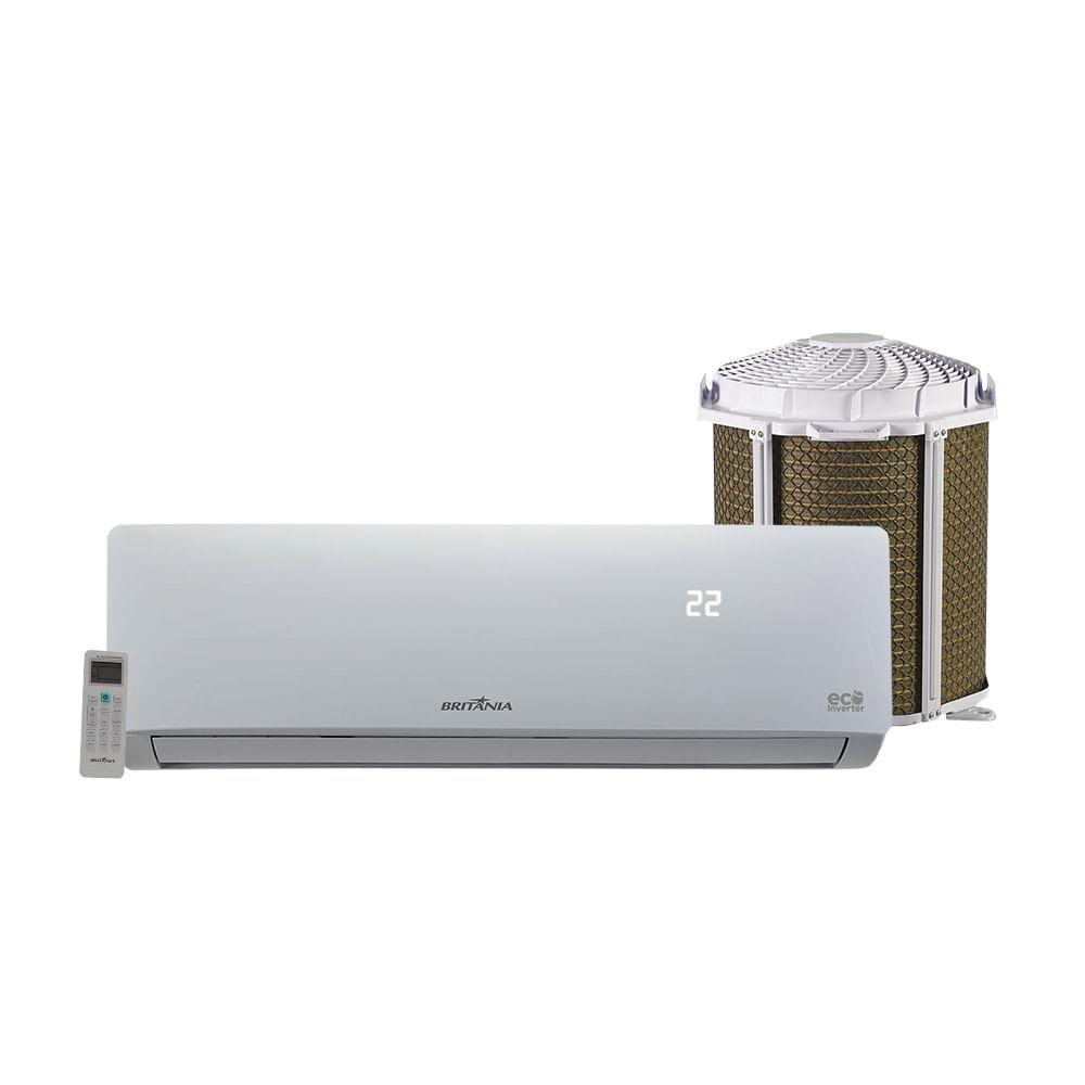 ar condicionado split hi wall inverter britânia eco 9000 btu h frio