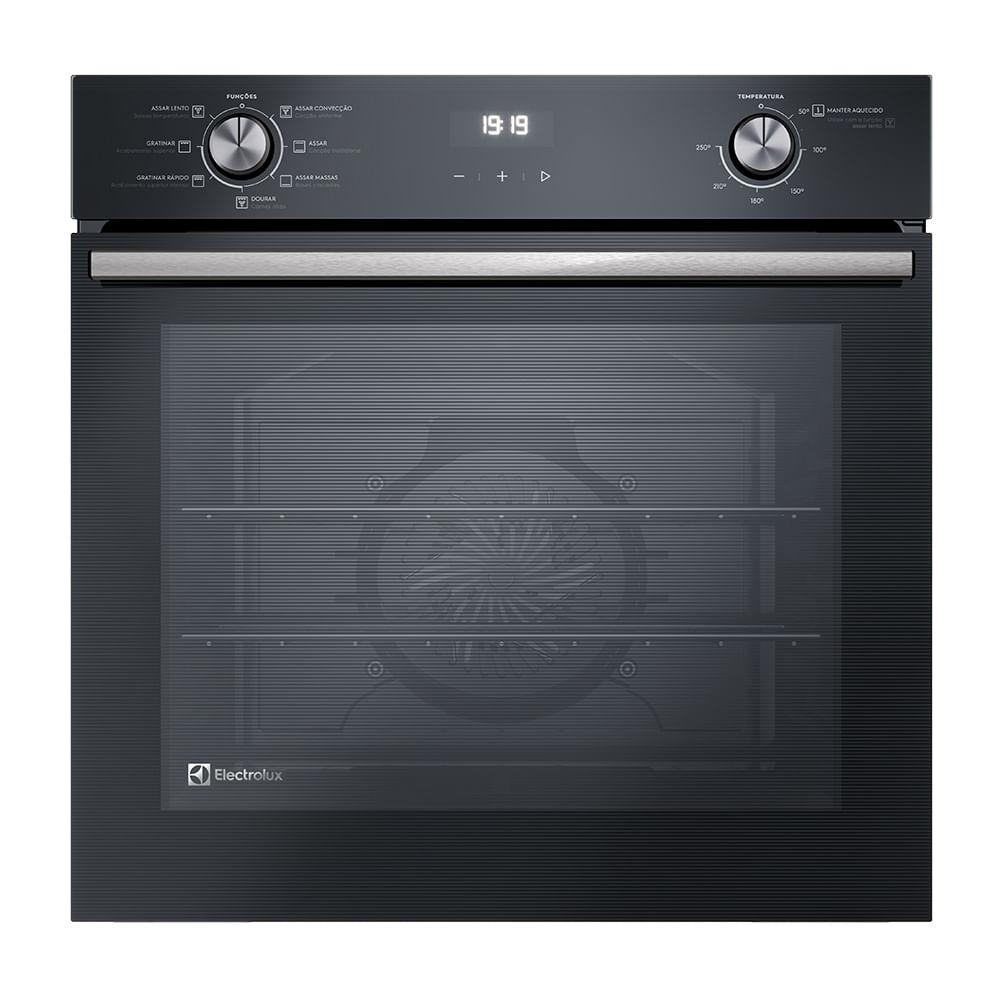 Imagem de Forno de Embutir Electrolux Elétrico 80L Efficient com PerfectCook360 Preto (OE8EH) 220V