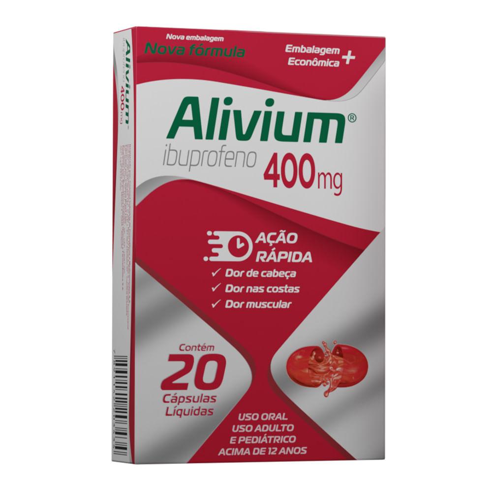 Imagem de Alivium 400mg 20 Comprimidos