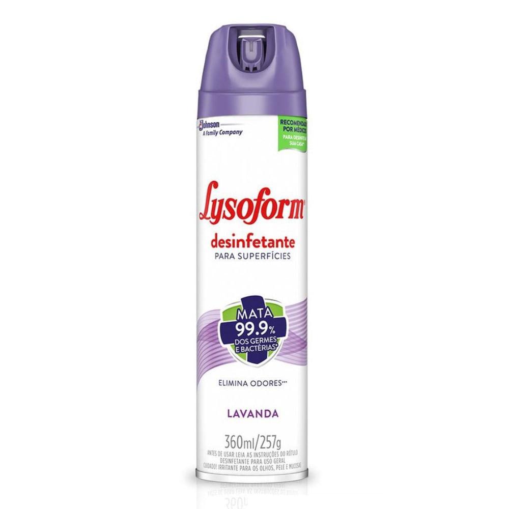 Imagem de Desinfetante Lysoform Aerosol Lavanda 360ml