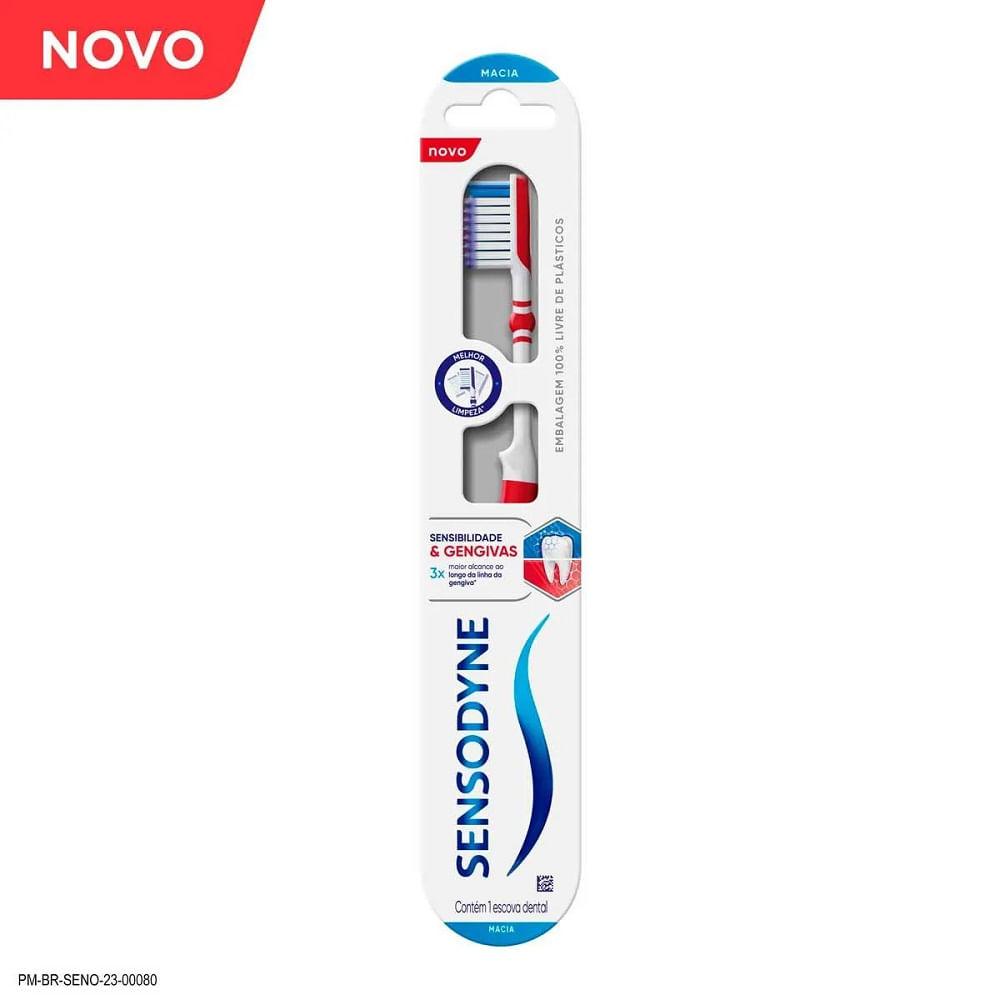 Escova de Dente Sensodyne Sensibilidade & Gengivas Macia