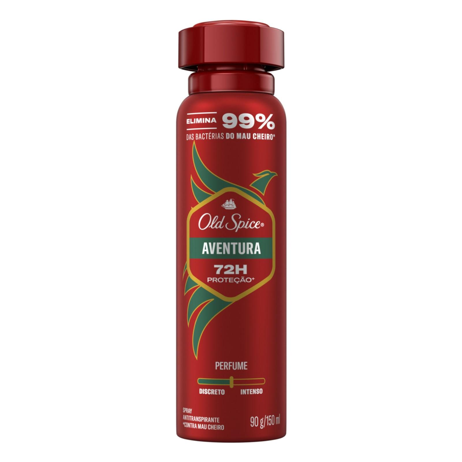 Imagem de Desodorante Antitranspirante Spray Old Spice Aventura 150ml