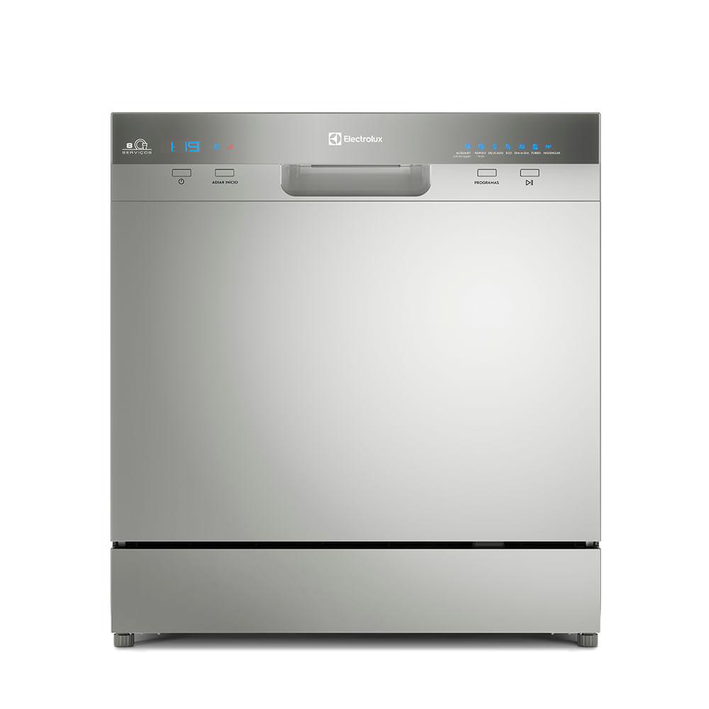 Imagem de Lava-Louças Electrolux 8 Serviços Inox com Função Higienizar (LL08S) 127V