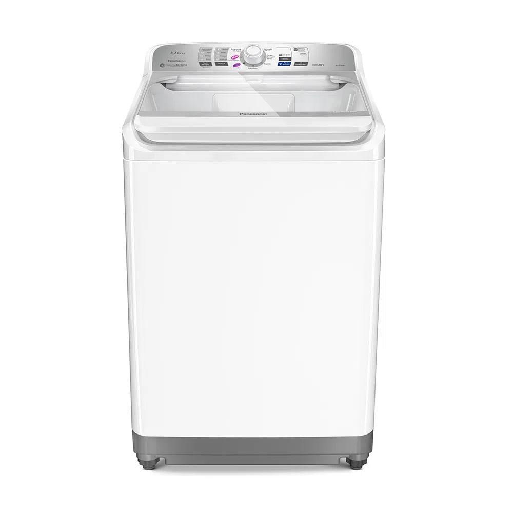 Máquina de Lavar Panasonic 14Kg Branco NA-F140B1W Máquina de Lavar Panasonic 14KG NA-F140B1WB - 220V
