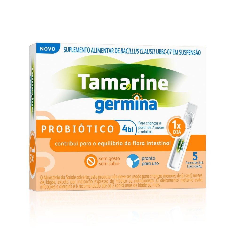Imagem do produto Tamarine Germina Probiótico 4bi Sem Sabor 5 Frascos 5ml