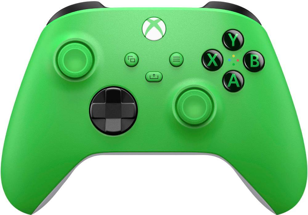 Microsoft - Controle sem fio para  para vídeo gameXbox para Xbox Series X, Xbox Series S, Xbox One, dispositivos Windows - Velocity Green-QAU-00090