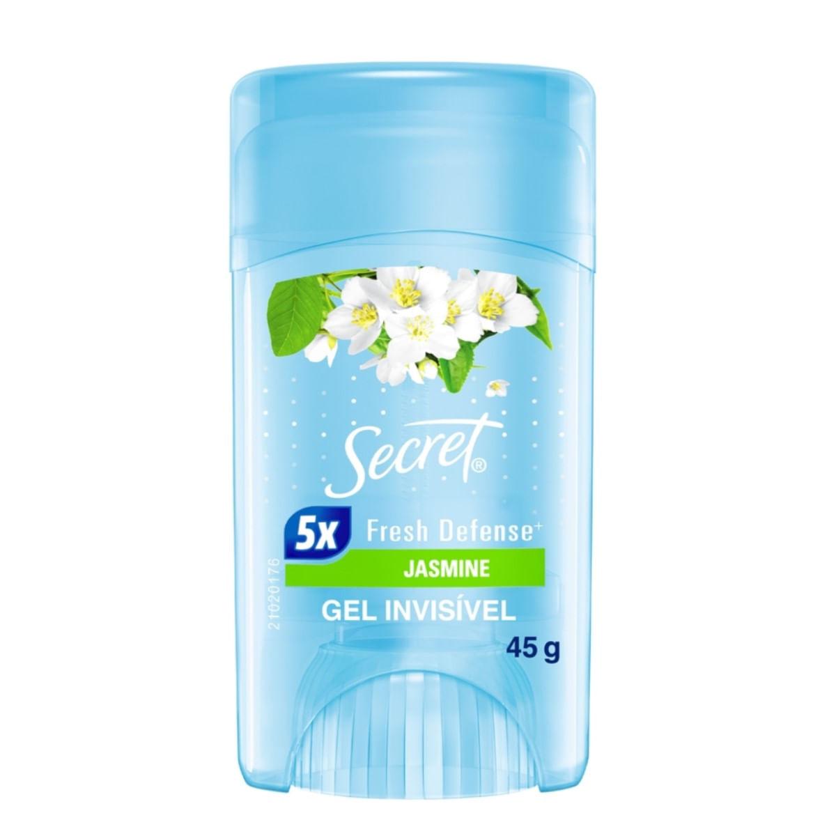 Imagem de Desodorante Gel Antitranspirante Secret Fresh Defense Jasmine 45g