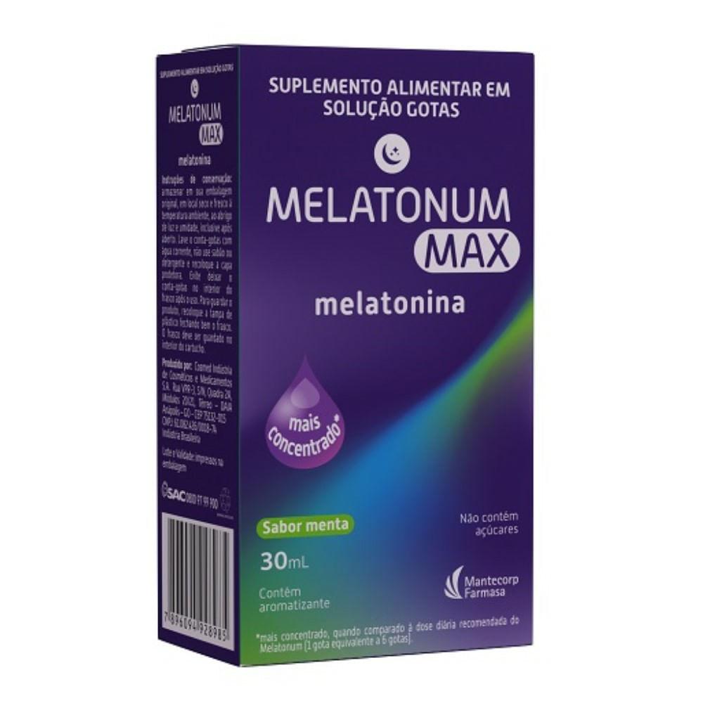 Imagem de Melatonum Max Mantecorp Sabor Menta 30ml
