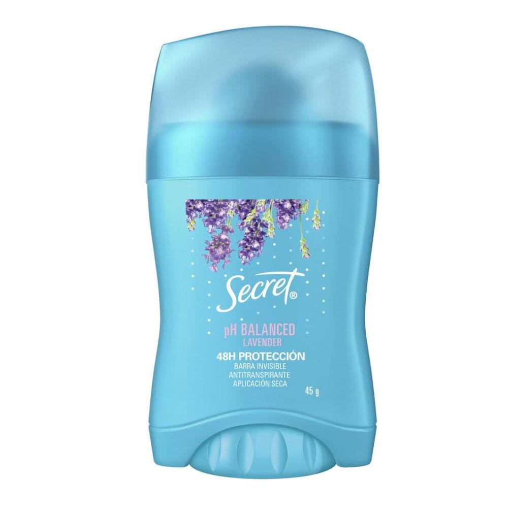 Imagem de Desodorante Em Barra Antitranspirante Secret Ph Balanced Lavender 45g