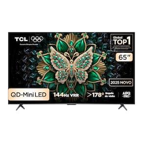 Imagem de Smart TV 65” TCL 65C6K 4K QD-Mini Led 144Hz com Sistema Operacional Google TV