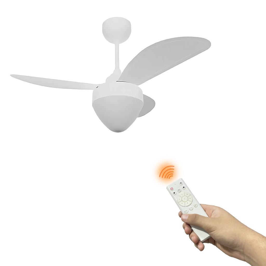 Imagem de Ventilador Teto Gale Inverter Para 2 Lâmpadas + Controle Voltagem:Bivolt