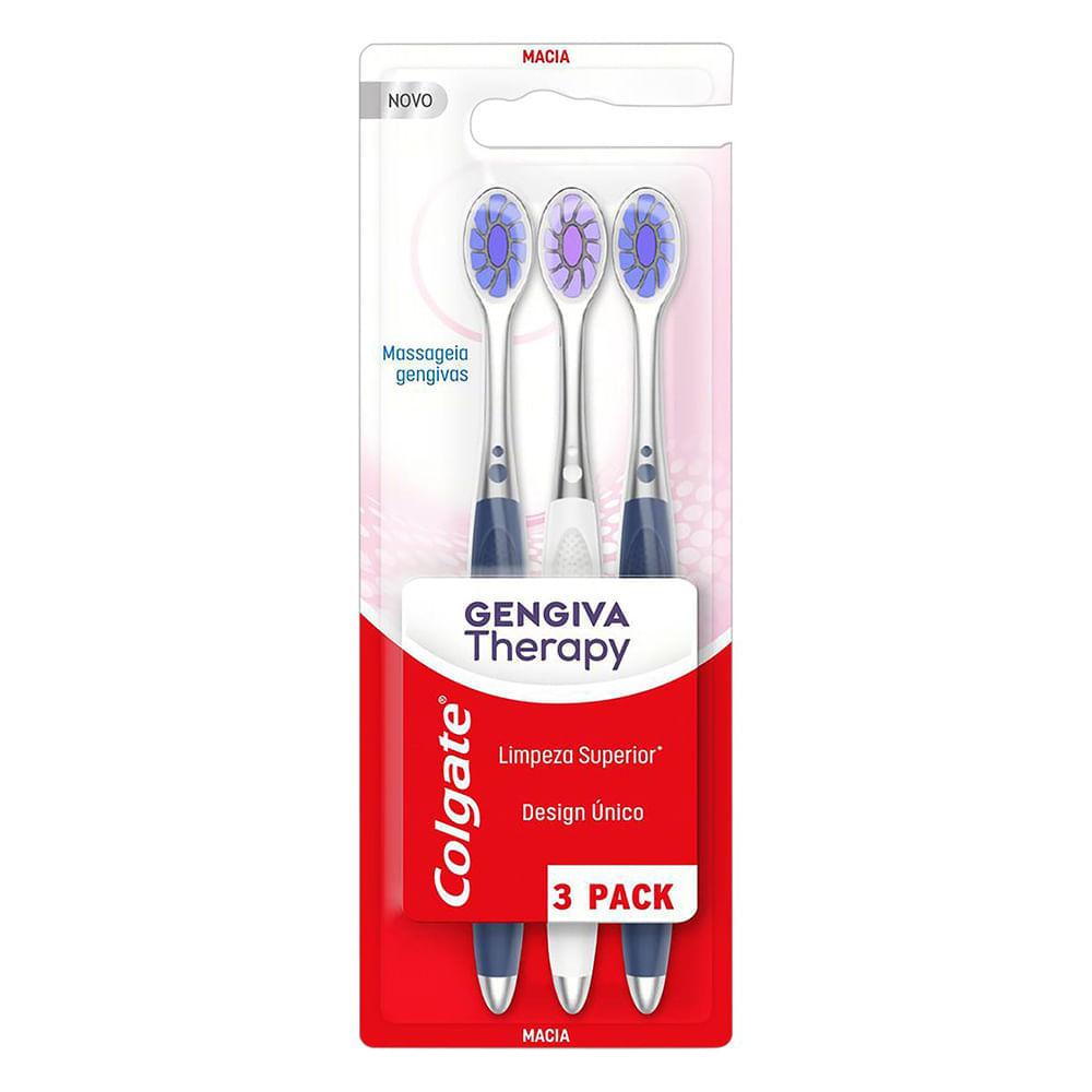 Escova Dental Colgate Gengiva Therapy 3 Unidades Escova Dental Cogate Gengiva Therapy 3 Unidades