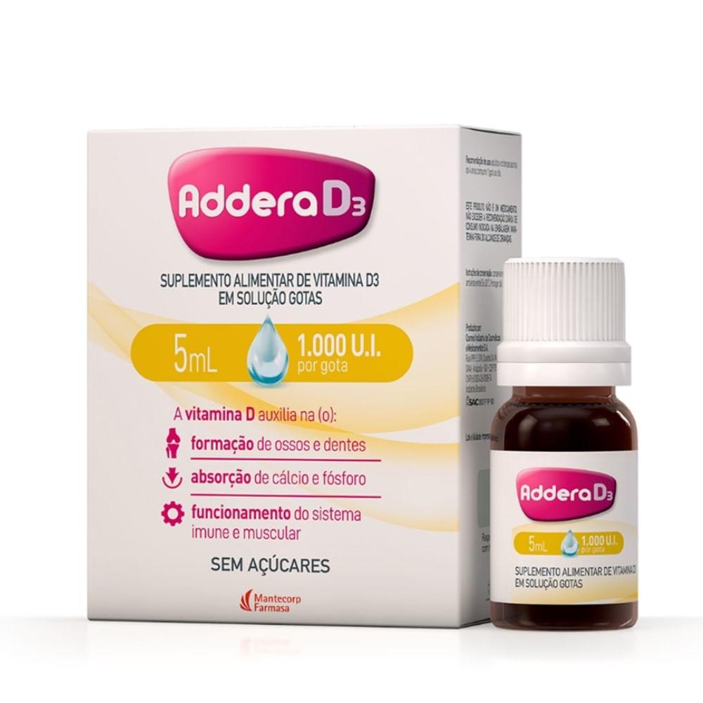 Imagem de Addera D3 1000UI gotas 5ml