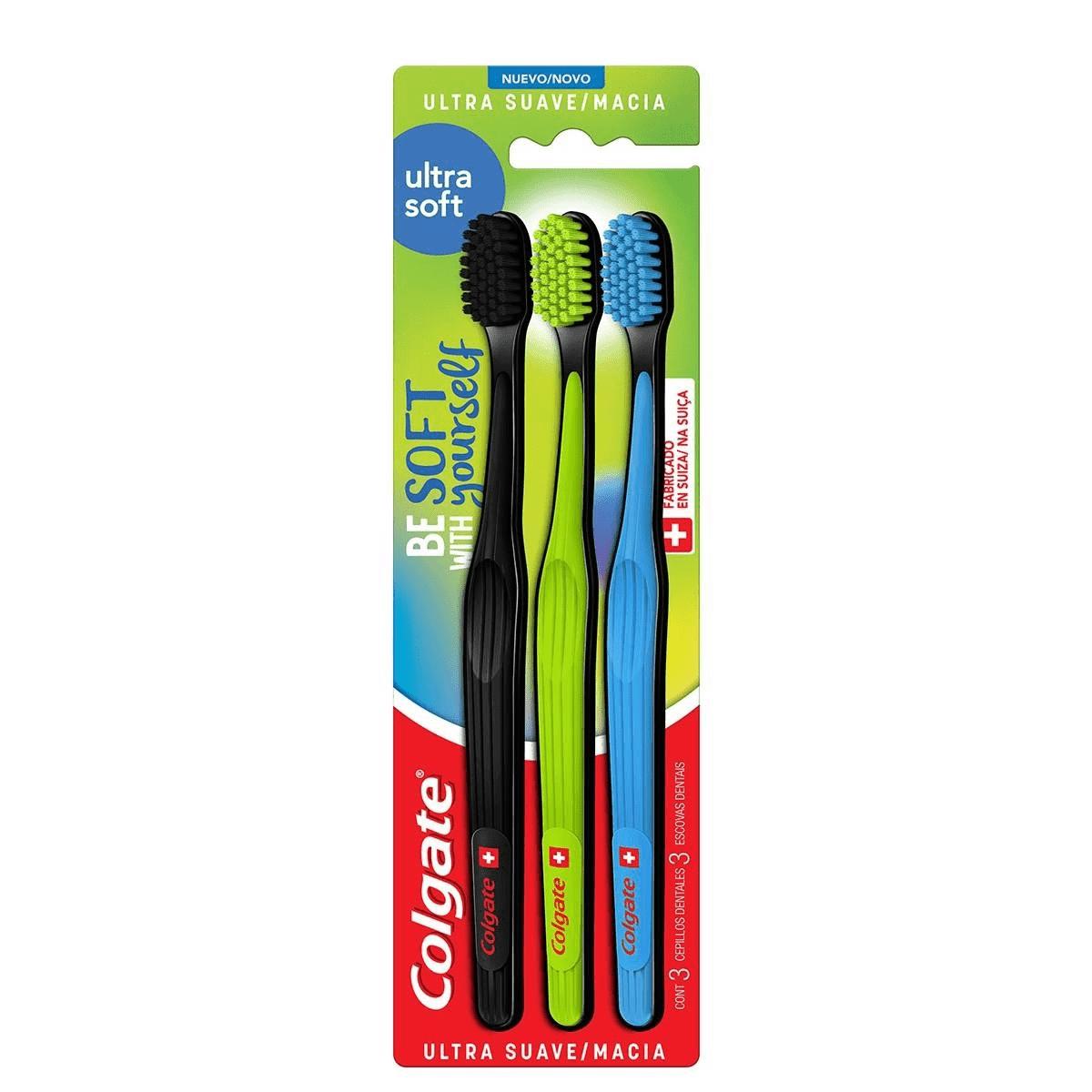 Escova Dental Colgate Ultra Soft Macia 3 Unidades