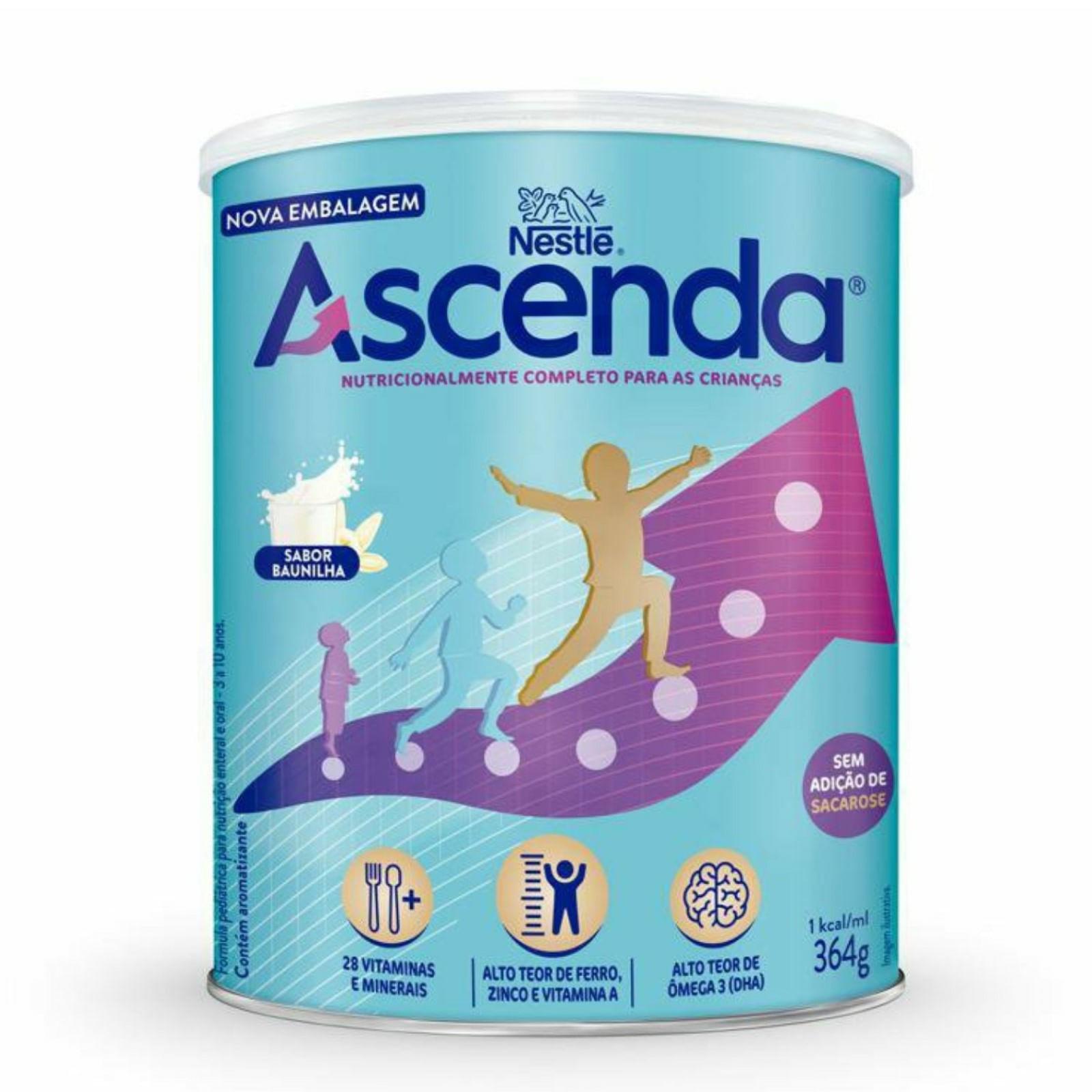 Imagem de Suplemento Alimentar Ascenda Baunilha 364g