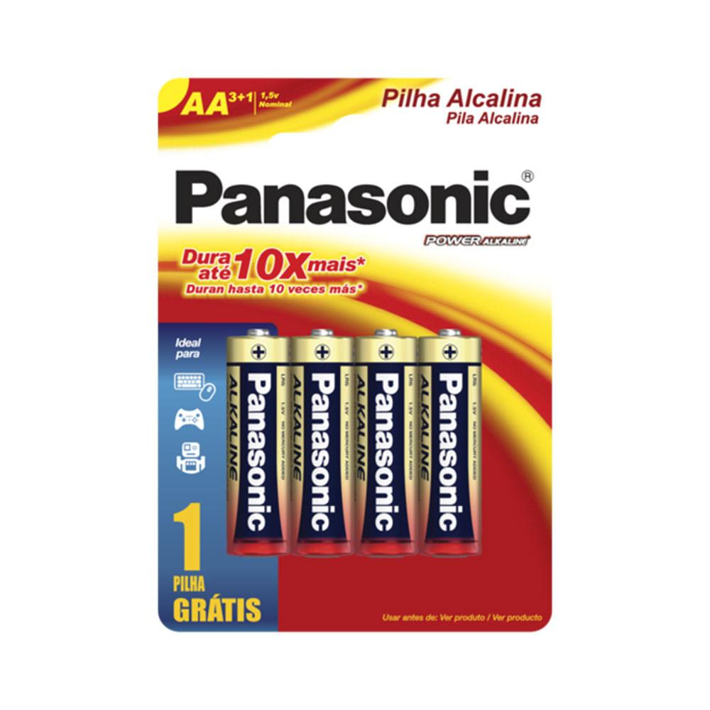 Imagem de Pilha Panasonic Alcalina AA Leve 4 Paque 3 Power
