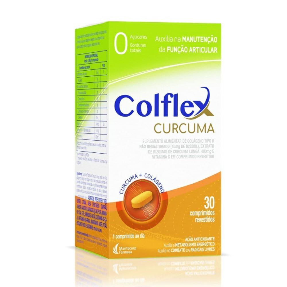 Imagem de Suplemento Alimentar Mantecorp Colflex Curcuma 30 Comprimidos Revestidos