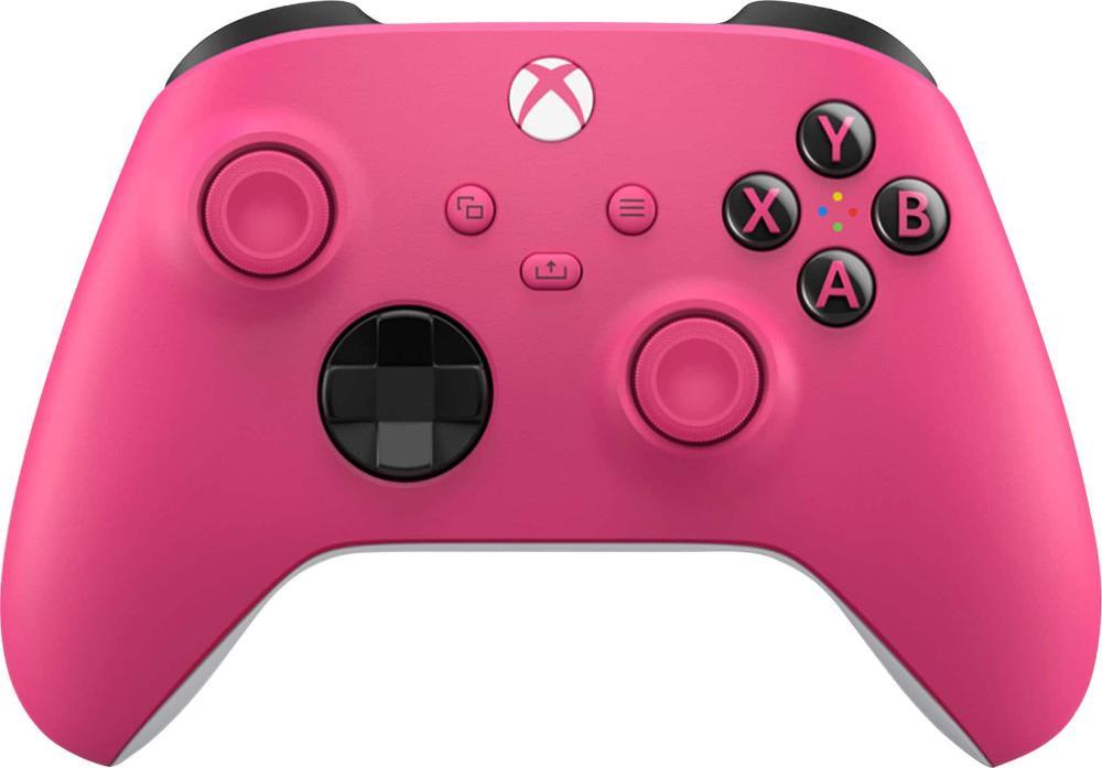 Microsoft - Controle sem fio para  para vídeo gameXbox para Xbox Series X, Xbox Series S, Xbox One, dispositivos Windows - Deep Pink-QAU-00082